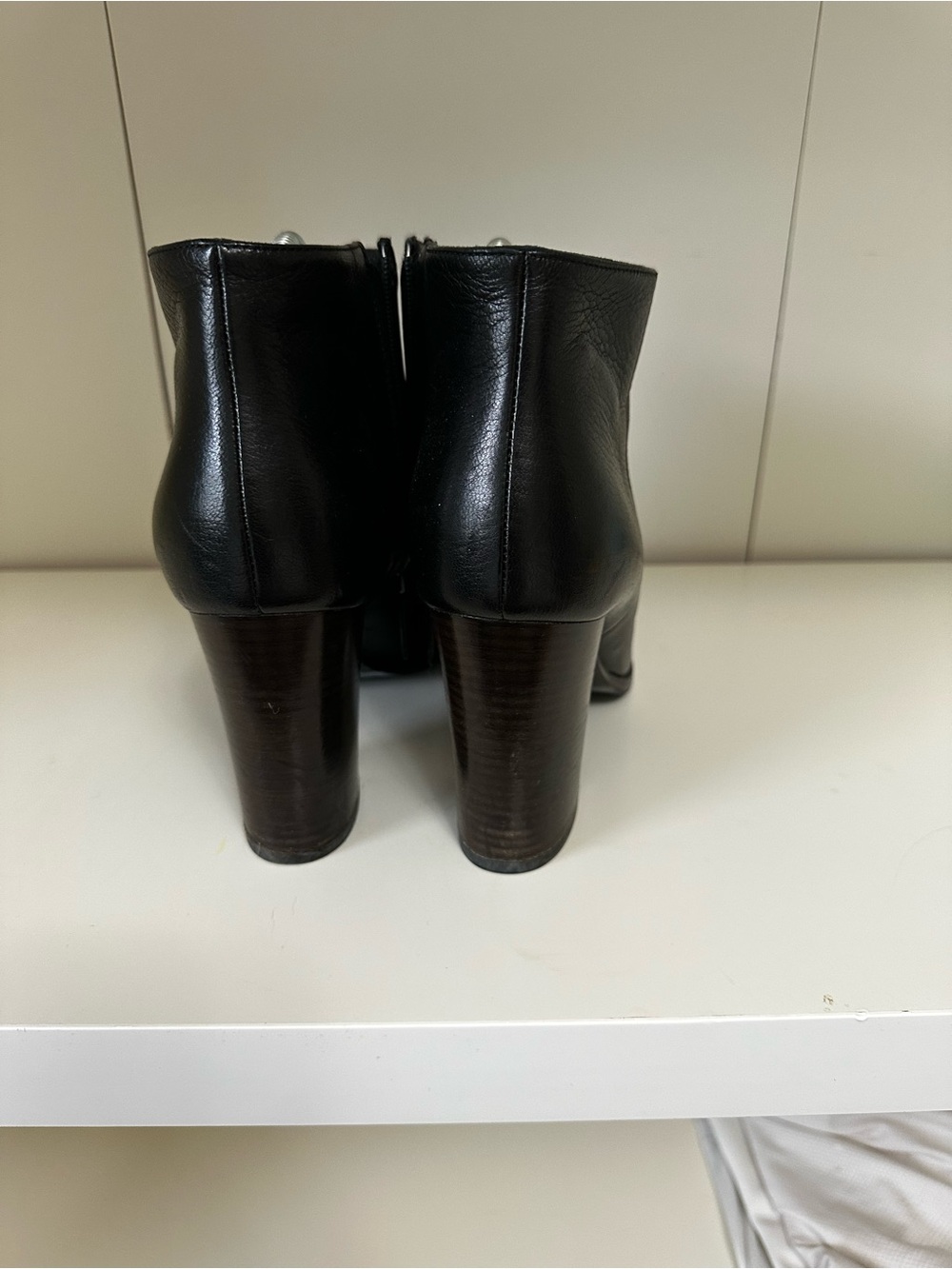 Prada Black Leather Ankle Booties - Picture 4 of 7